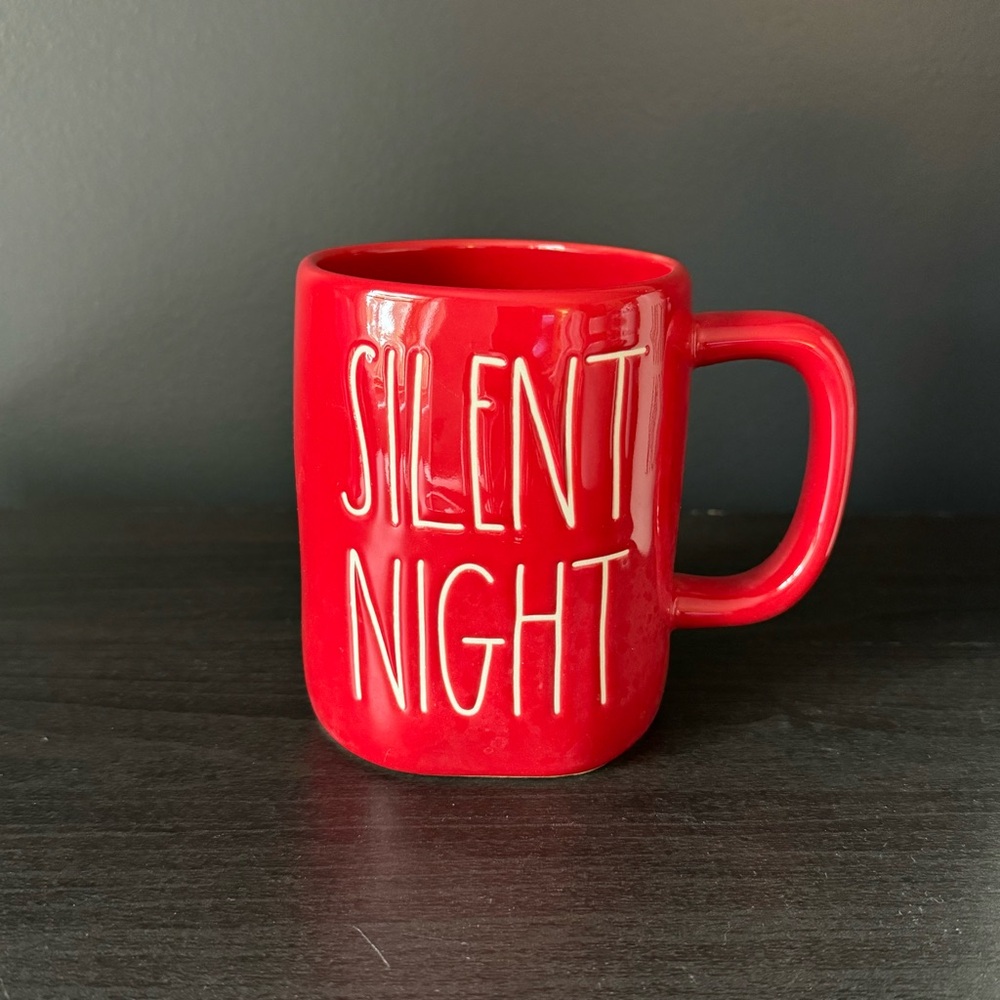 Rae Dunn Christmas SILENT NIGHT Coffee Mug